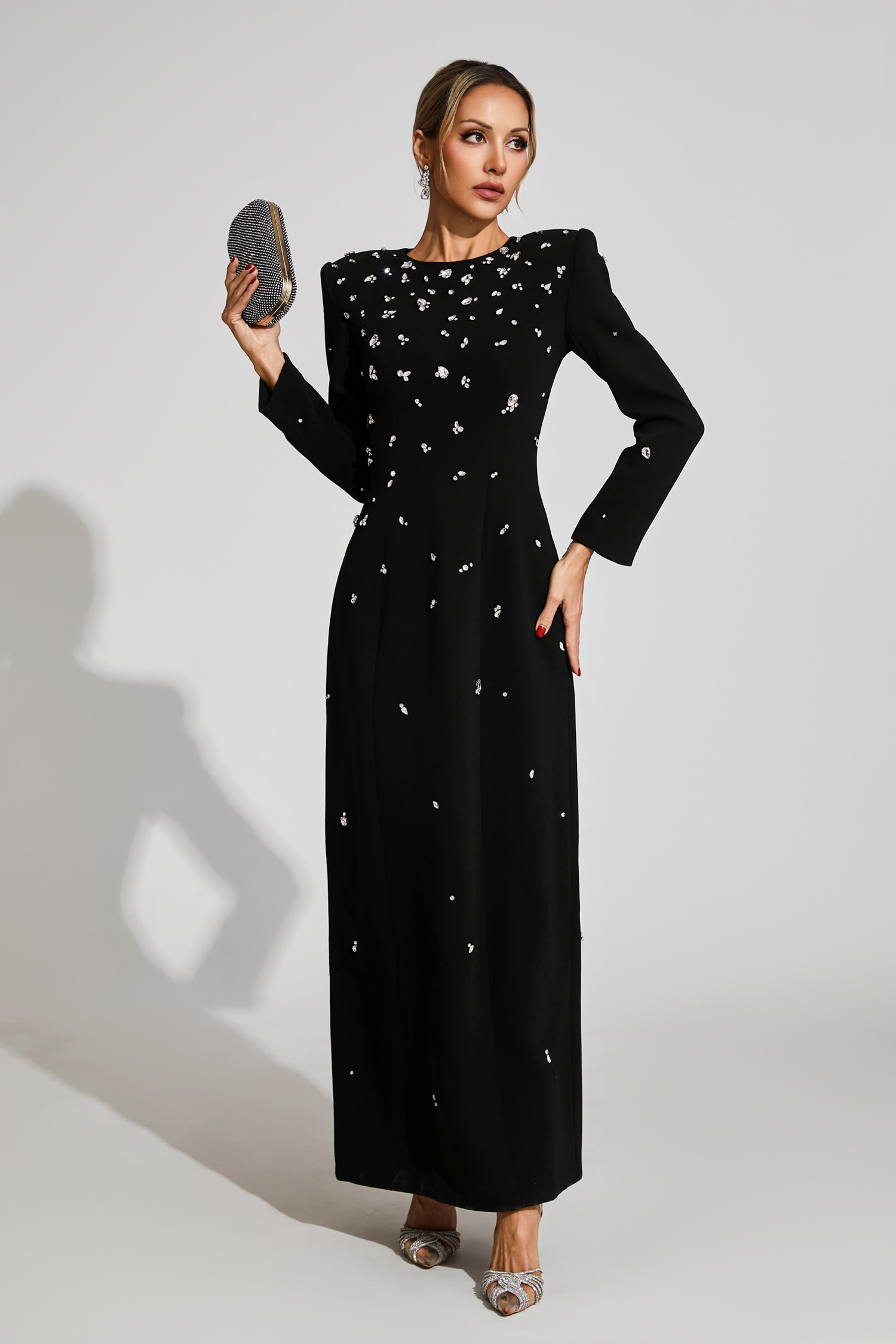 Dunlop Black Diamond Long Sleeve Dress