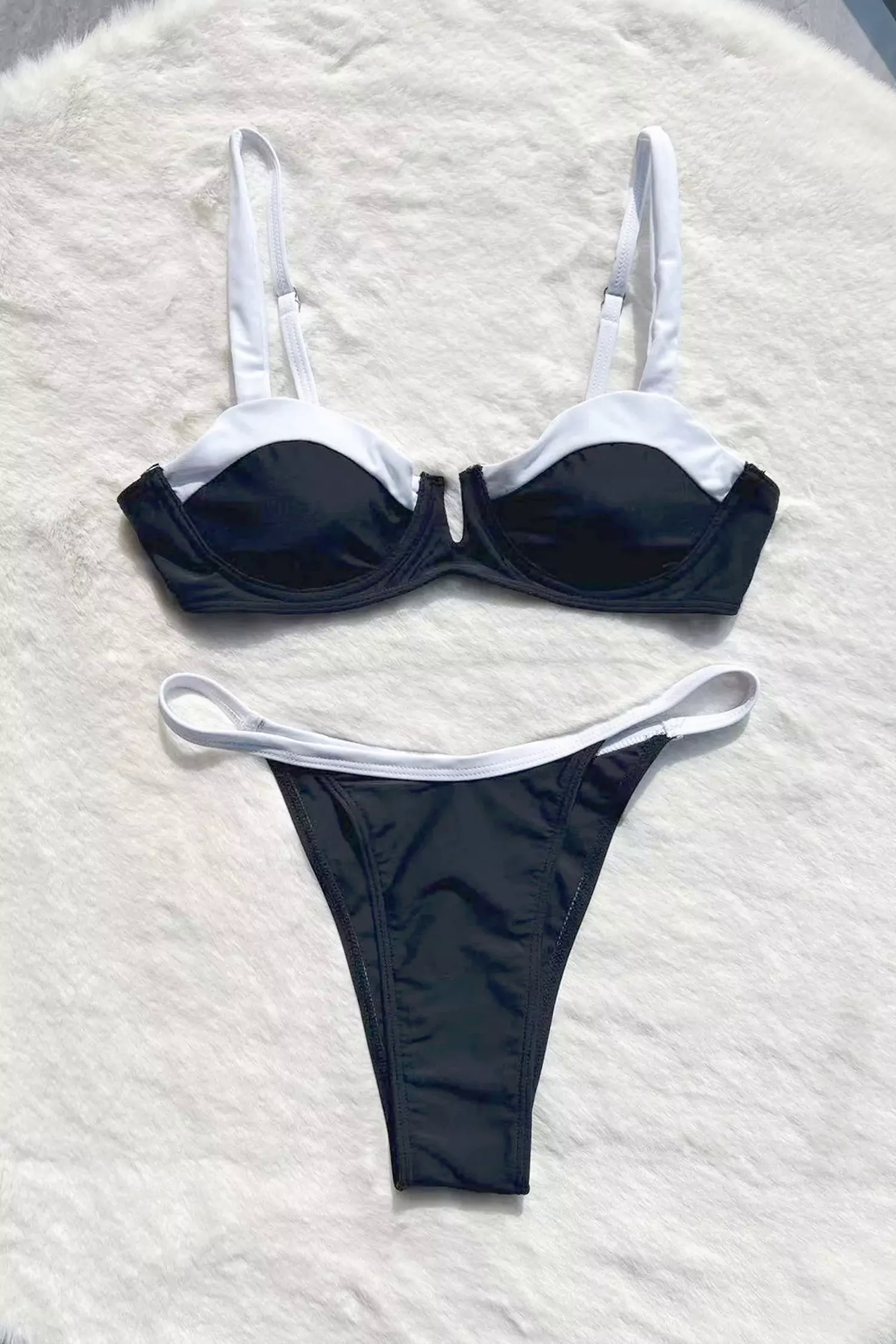 Black Bandeau Bikini