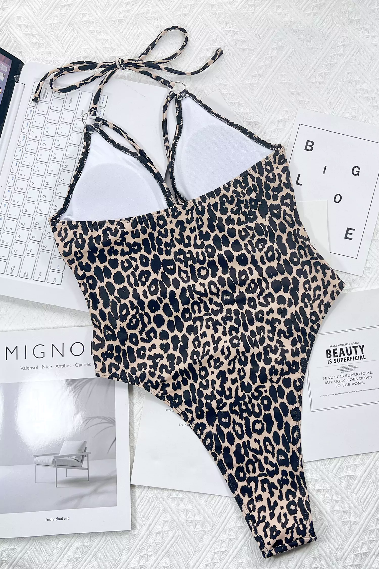 Leopard One Piece Swimwear
