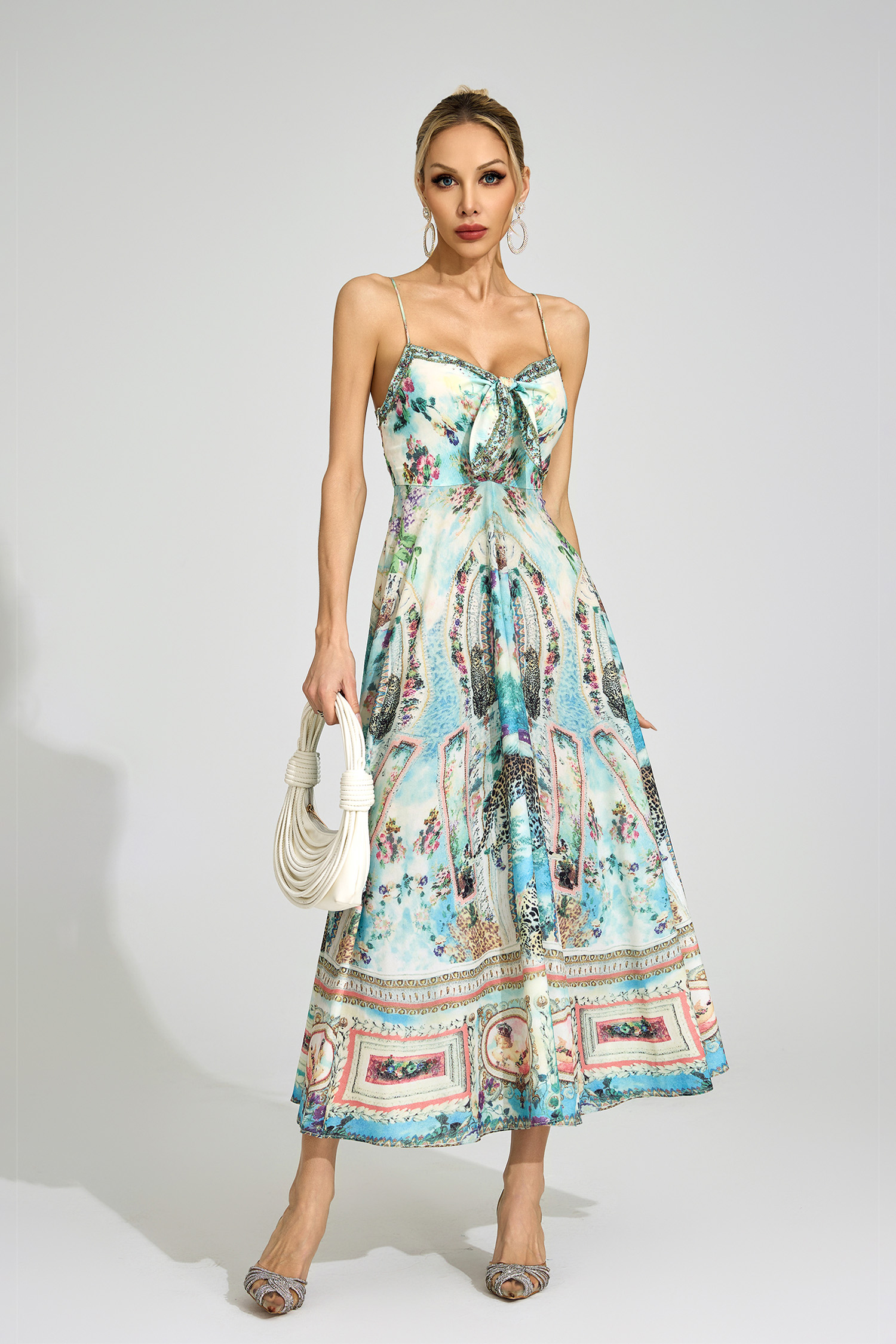 Conduit Green Print Maxi Dress