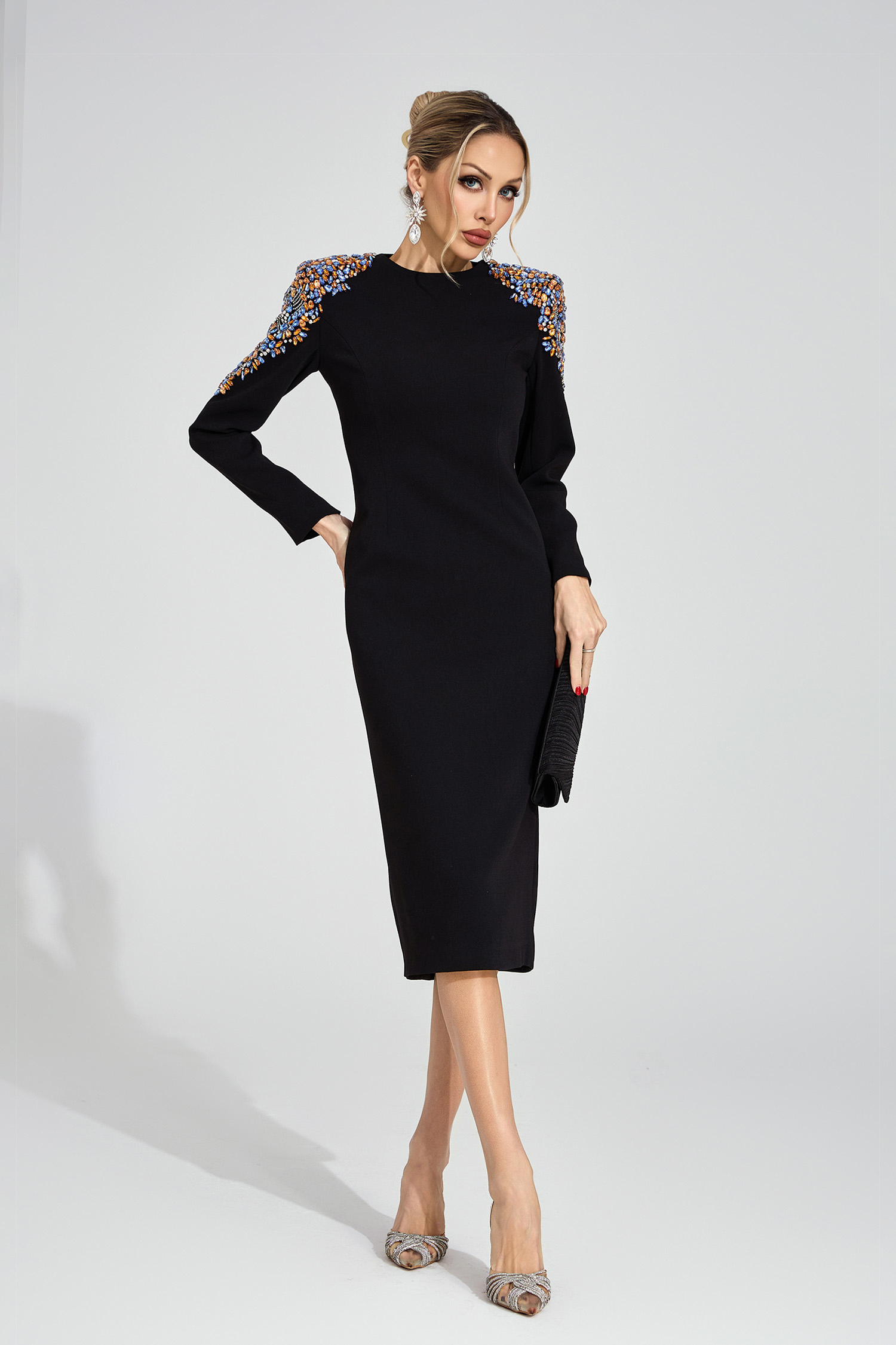 Quip Black Diamond Maxi Dress