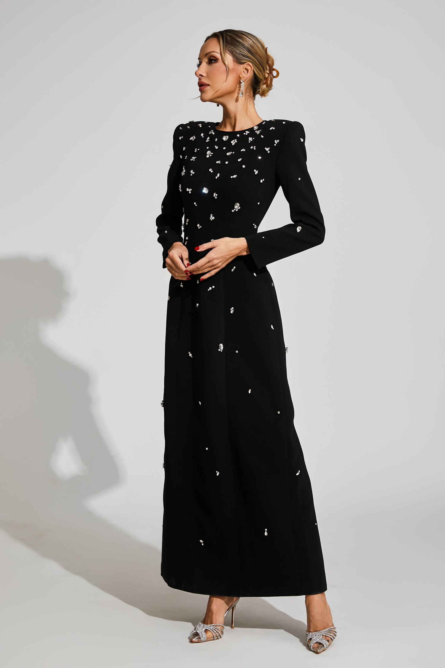 Dunlop Black Diamond Long Sleeve Dress