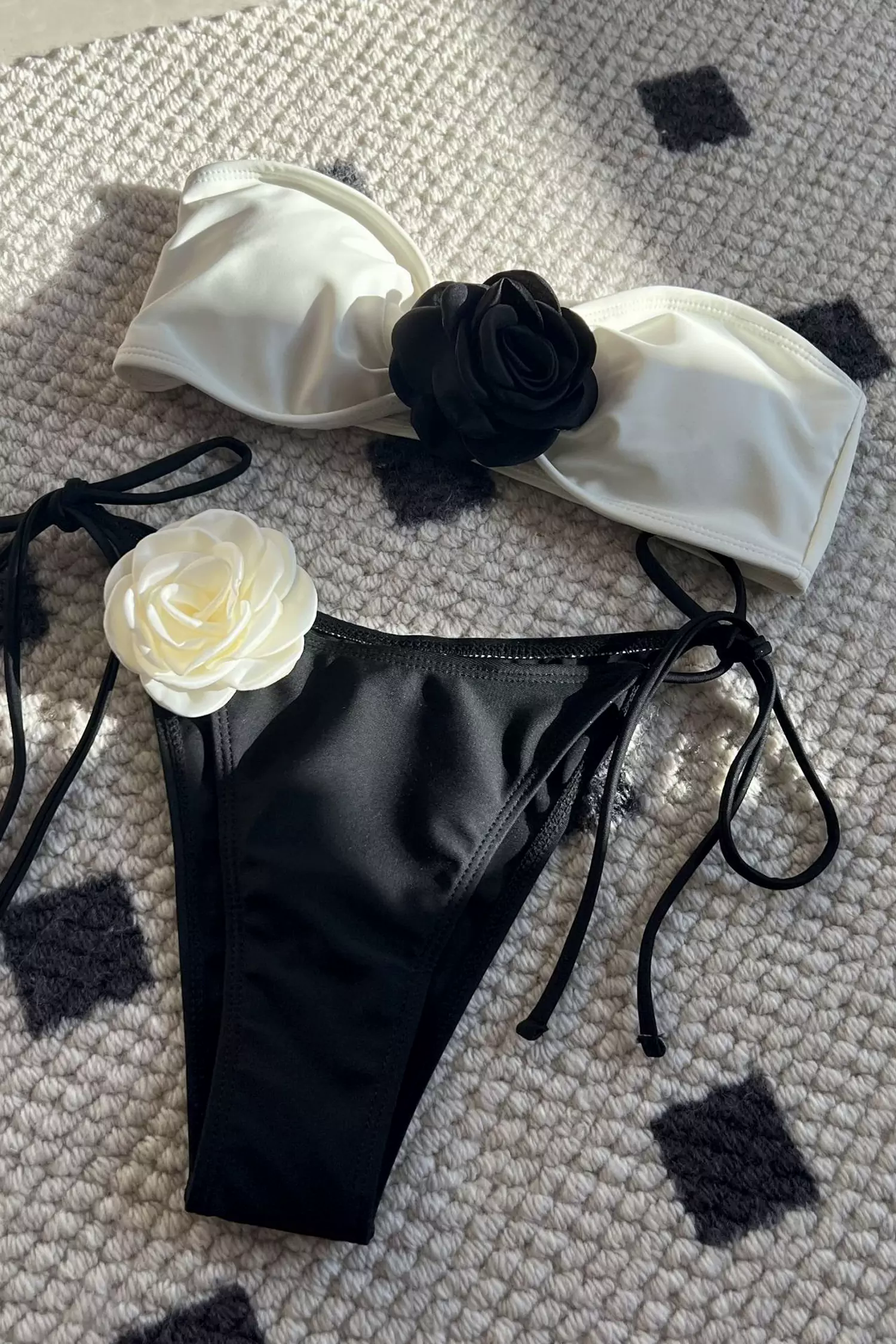 White Rose Bikini