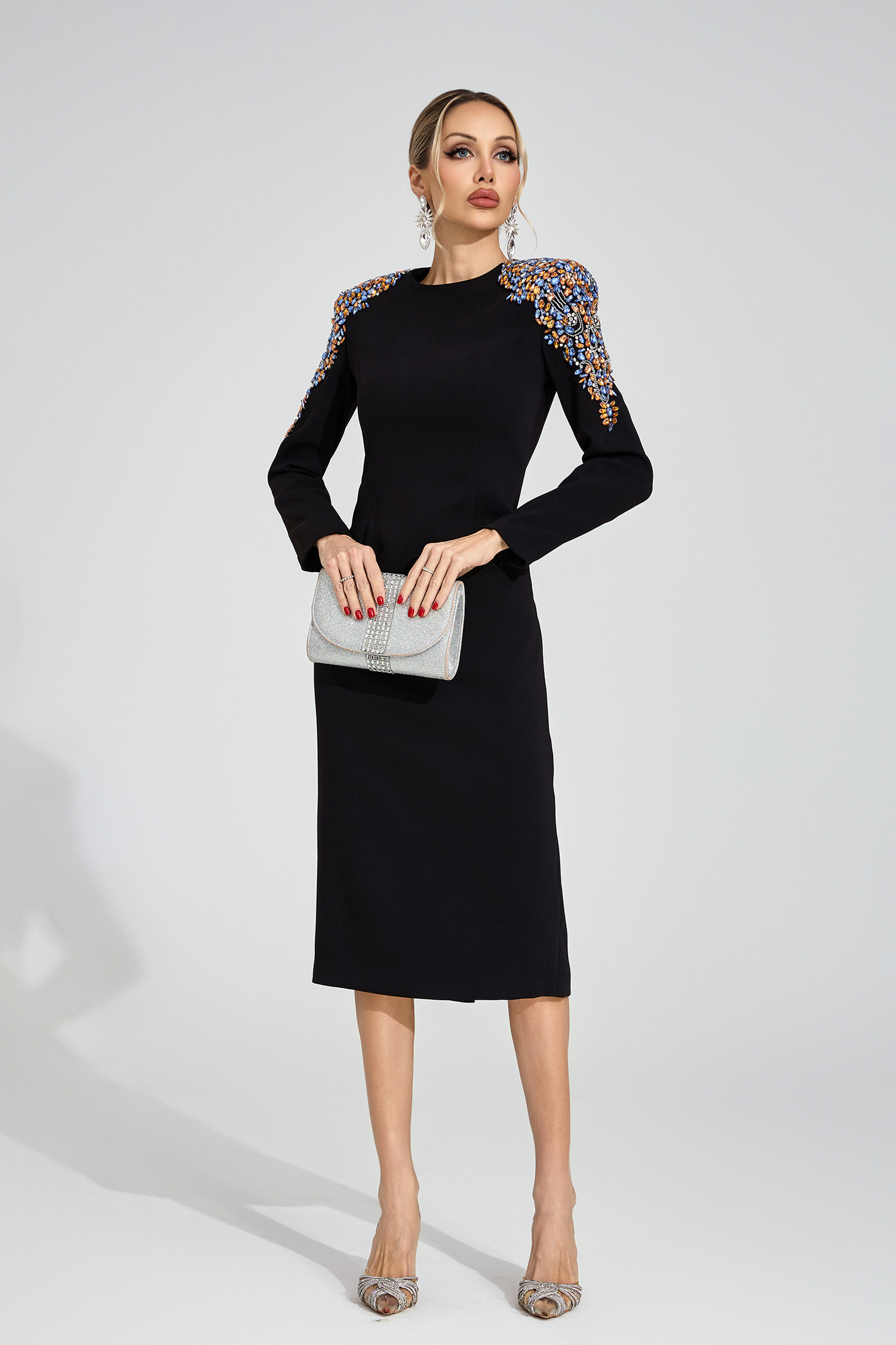 Quip Black Diamond Maxi Dress