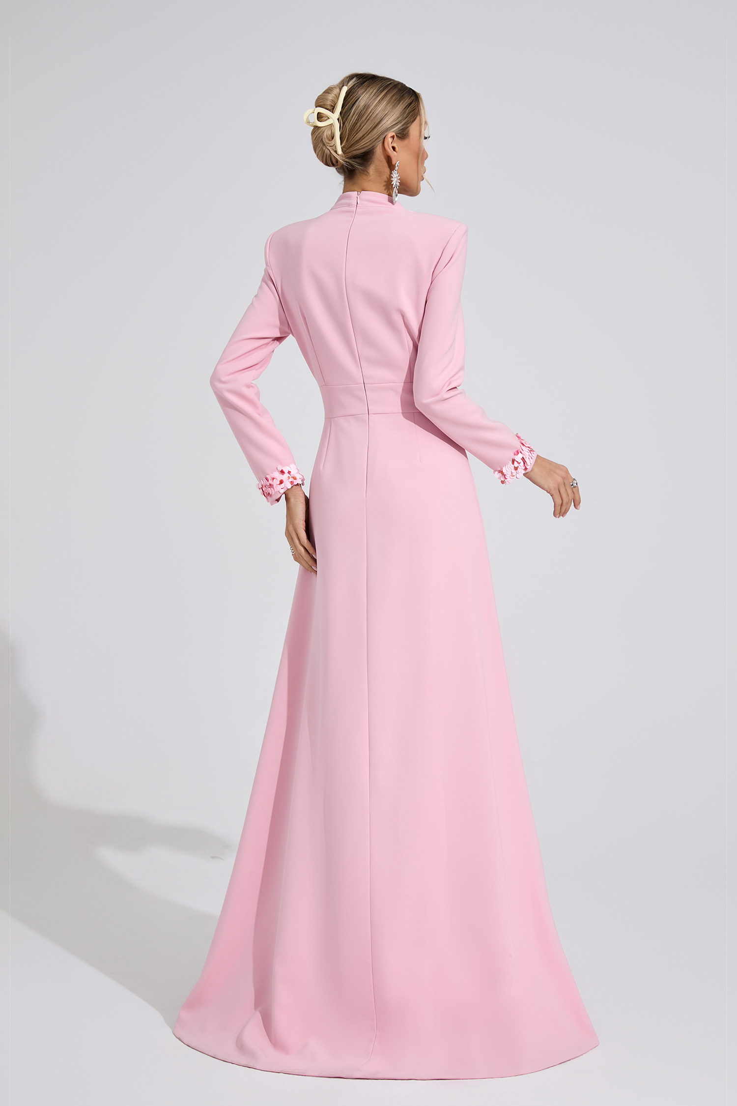 Anwen Light Pink Mermaid Maxi Dress