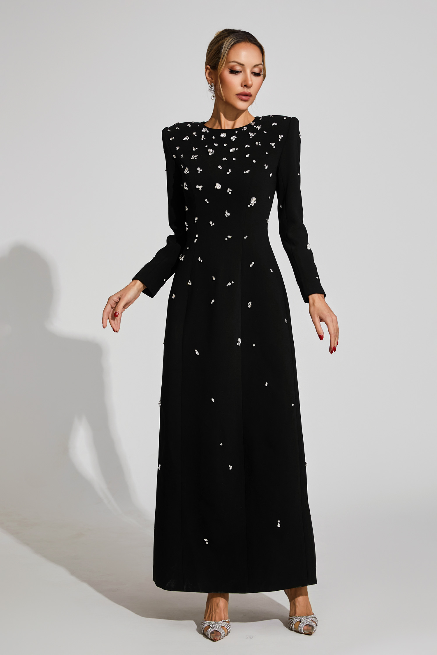 Dunlop Black Diamond Long Sleeve Dress